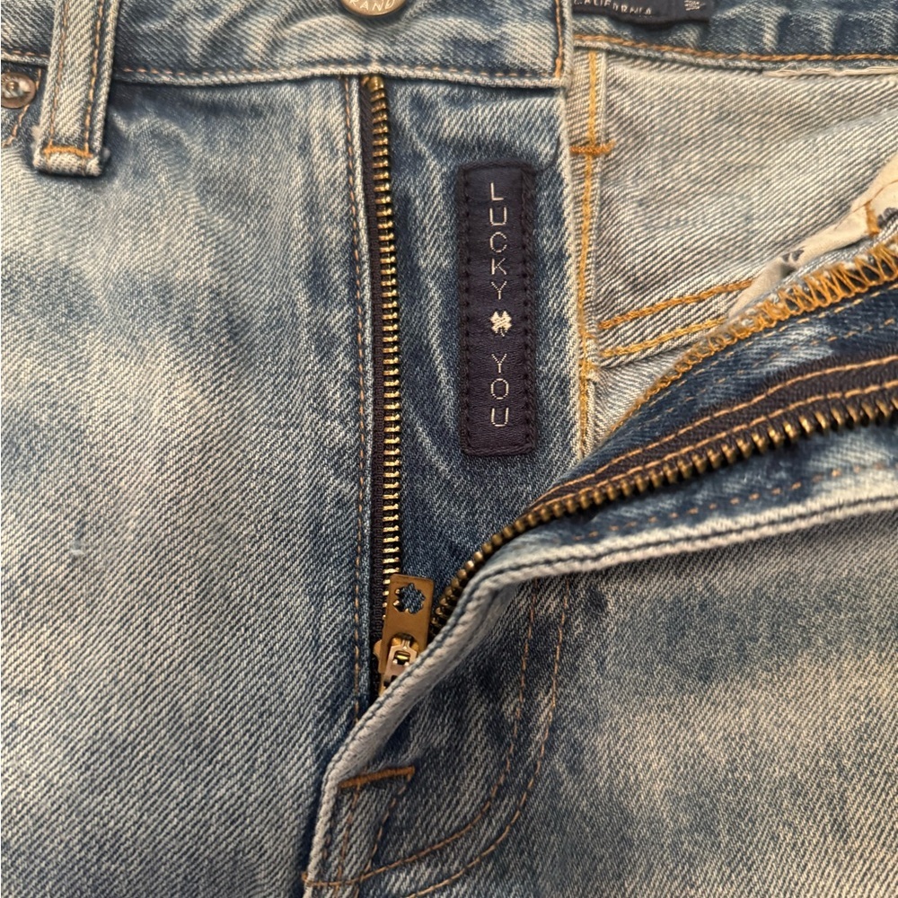 Lucky Brand Light Blue Distressed Cut off Jean Shorts - Picture 7 of 7
